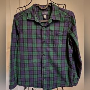 BOYS plaid coton‎ shirt